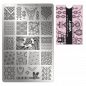 Preview: Moyra Stamping Schablone - Stempeln statt Malen - die schnelle und kreative Nailart für Anfänger und Profis zugleich - Vanity Nr.23