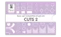 Preview: Moyra Stamping Schablone - Cuts 2 Nr.89