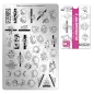 Preview: Moyra Stamping Schablone - Stempeln statt Malen - die schnelle und kreative Nailart für Anfänger und Profis zugleich - Blossometry 2 Nr.93