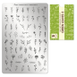 Preview: Moyra Stamping Schablone - Stempeln statt Malen - die schnelle und kreative Nailart für Anfänger und Profis zugleich - Green Leaves 2 Nr.97