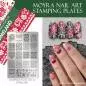 Preview: Moyra Stamping Schablone - Homeland Nr.42