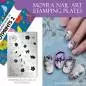 Preview: Moyra Stamping Schablone - Footprints 2 Nr.70