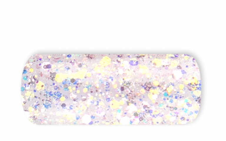 UV Gel Nagellack MINI – Glitter Mix Shellac Nr.402