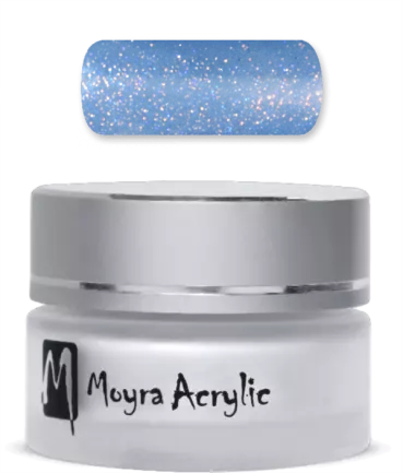 Colour Acryl Powder SPARKLING Misty Blue12g Nr. 9