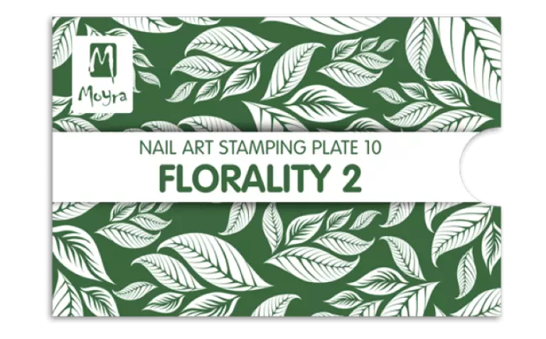 Moyra Stamping Schablone - Florality II Nr.10