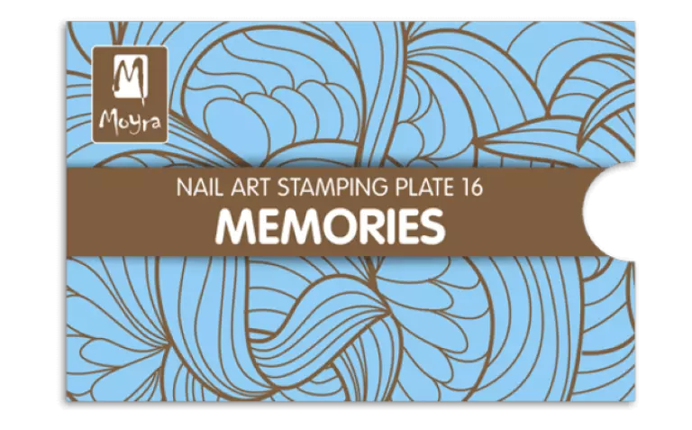 Moyra Stamping Schablone - Memories Nr.16