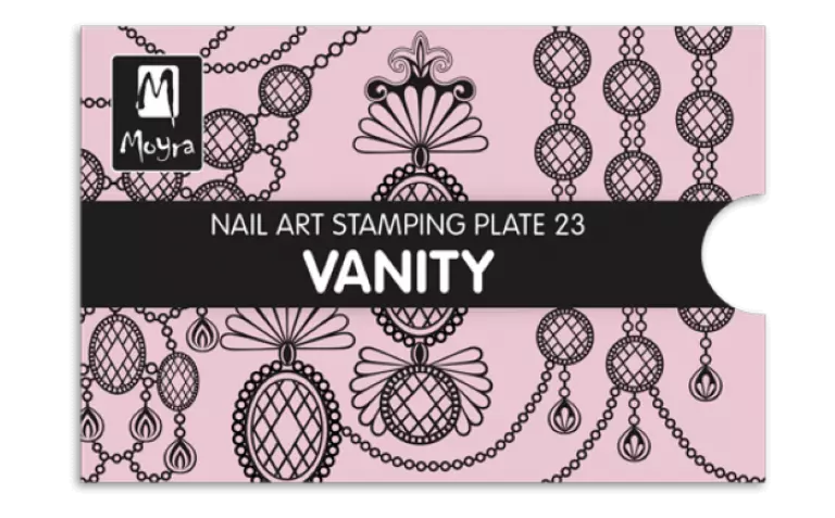 Moyra Stamping Schablone - Vanity Nr.23