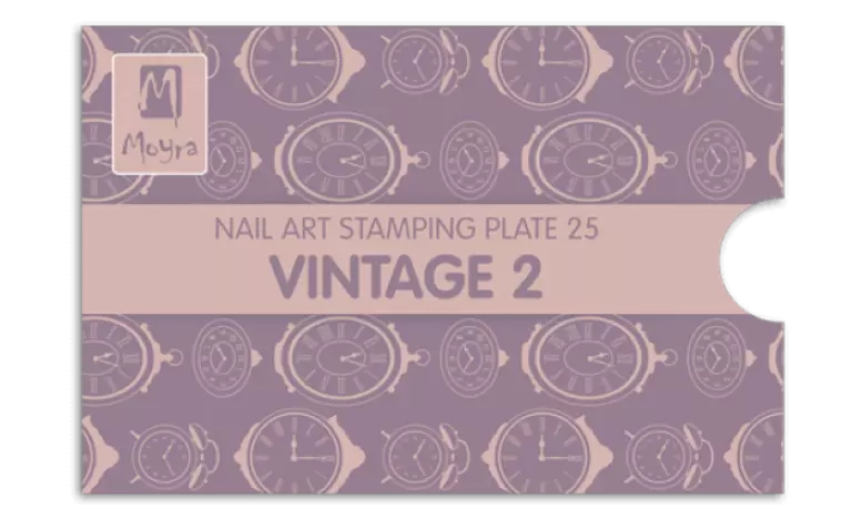 Moyra Stamping Schablone - Vintage 2 Nr.25