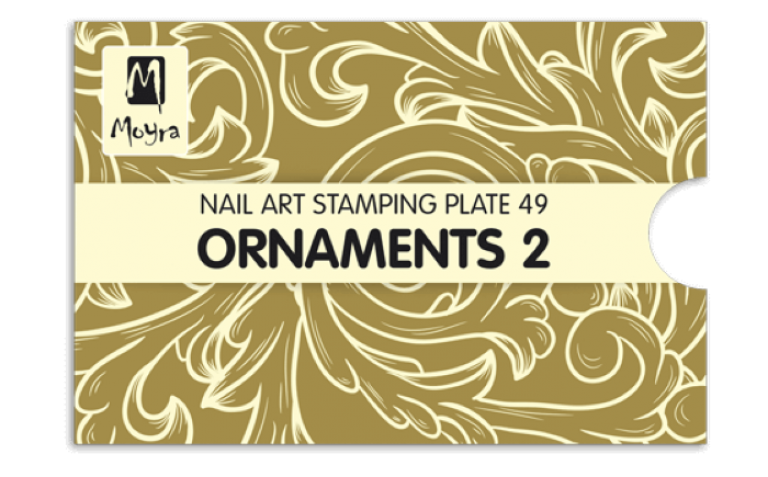 Moyra Stamping Schablone - Ornaments 2 Nr.49