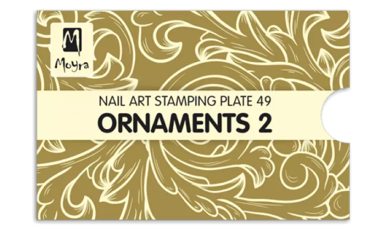 Moyra Stamping Schablone - Ornaments 2 Nr.49