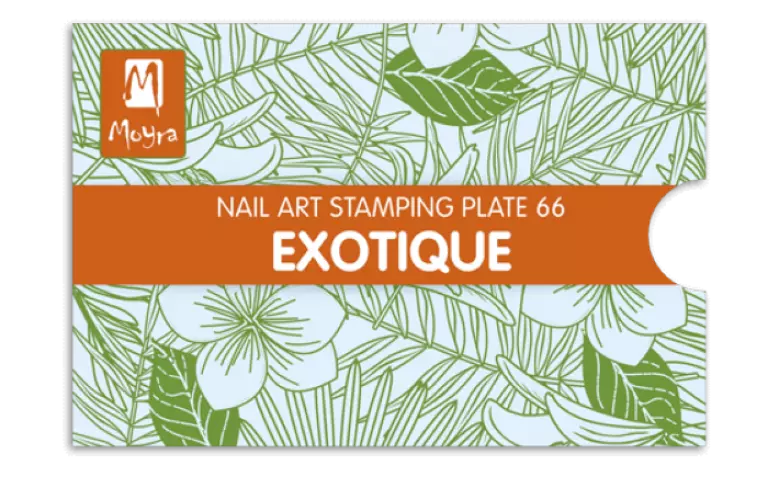 Moyra Stamping Schablone - Exotique Nr.66