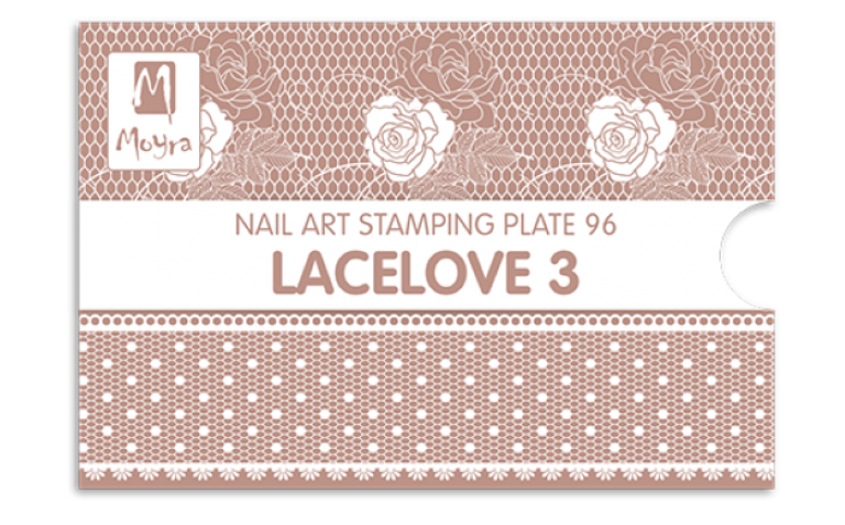 Moyra Stamping Schablone – Lacelove 3 Nr.96