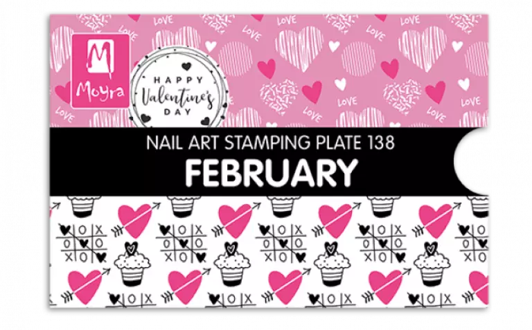 Moyra Stamping Schablone – February Nr.138