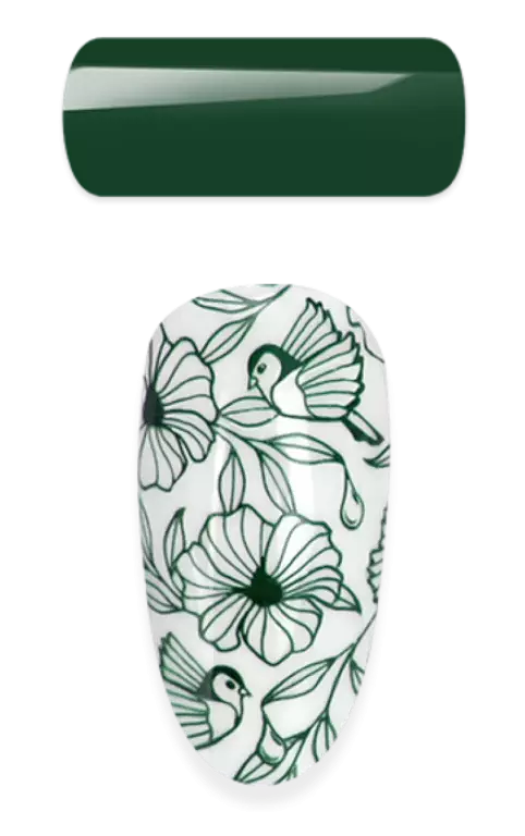 2in1 - Stamping & Painting Gel - Nr.18 - Dark Green