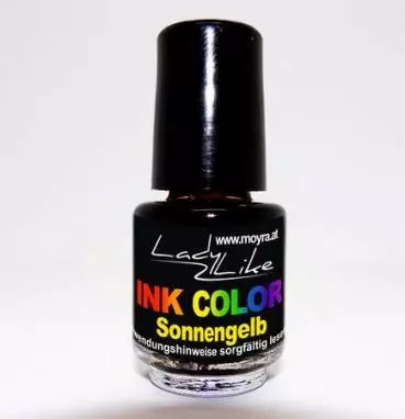 INK COLOR NailArt Tinte - Sonnengelb 4,5ml