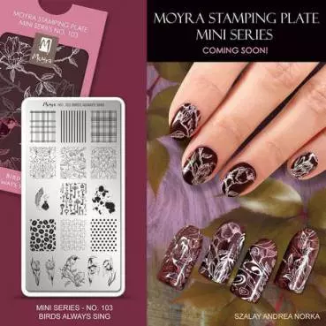 Stamping Platte MINI - Birds Always Nr.103