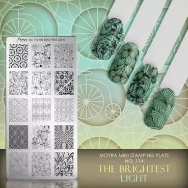 Stamping Platte MINI - The Brightest Light Nr.114