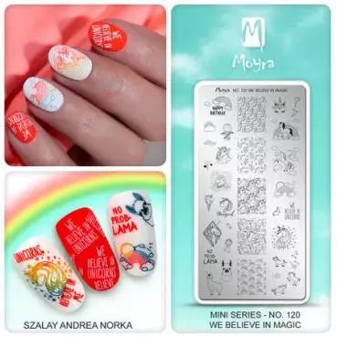 Stamping Platte MINI - We believe in Magic Nr.120