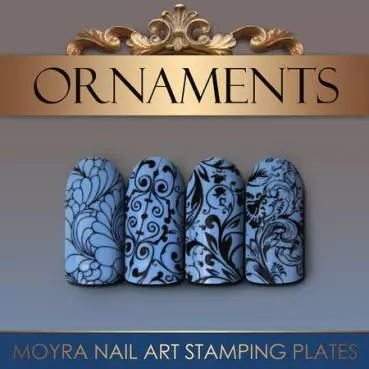 Moyra Stamping Schablone - Ornaments Nr.3