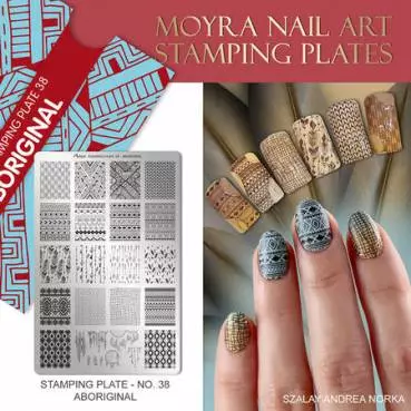 Moyra Stamping Schablone - Aboriginal Nr.38