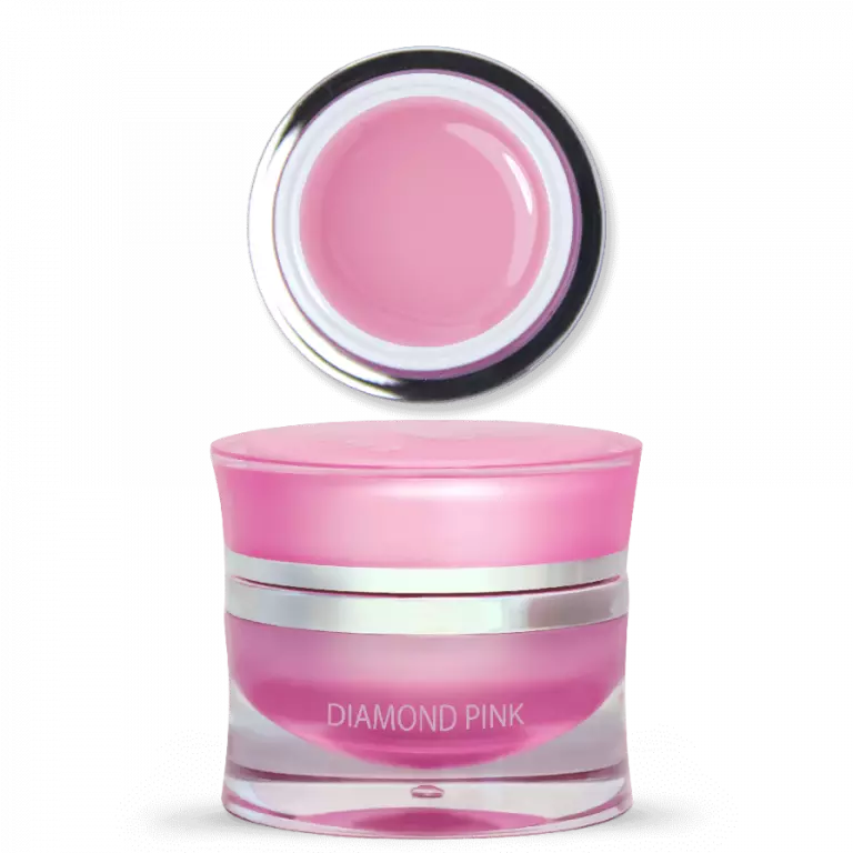 Aufbaugel - DIAMOND PINK - transparentes, rosèfarbiges Gel - 50g