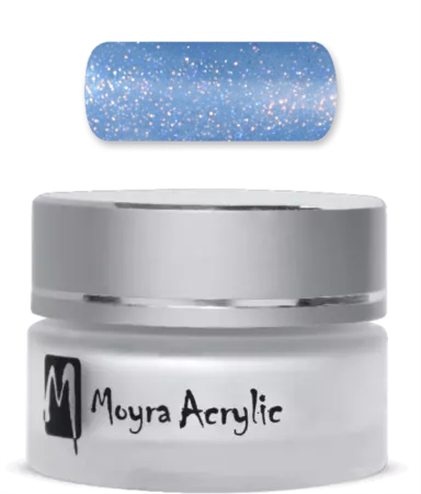 Colour Acryl Powder SPARKLING Misty Blue12g Nr. 9