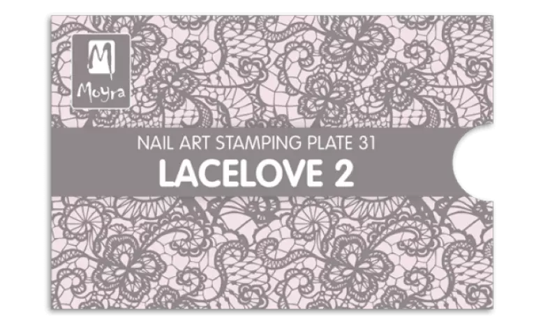 Moyra Stamping Schablone - Lacelove II Nr.31