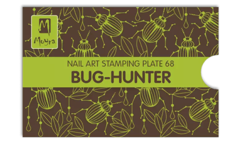 Moyra Stamping Schablone - Bug-Hunter Nr.68