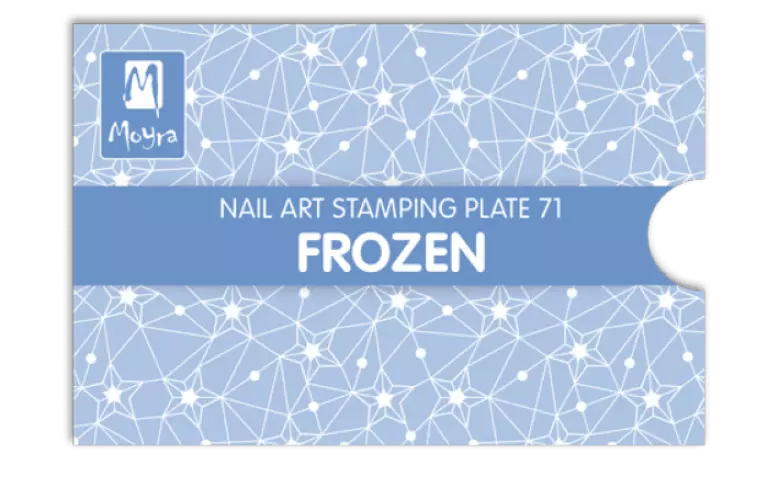 Moyra Stamping Schablone - Frozen Nr.71