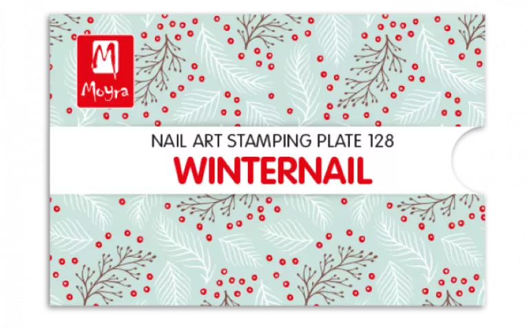 Moyra Stamping Schablone – Winternail Nr.128