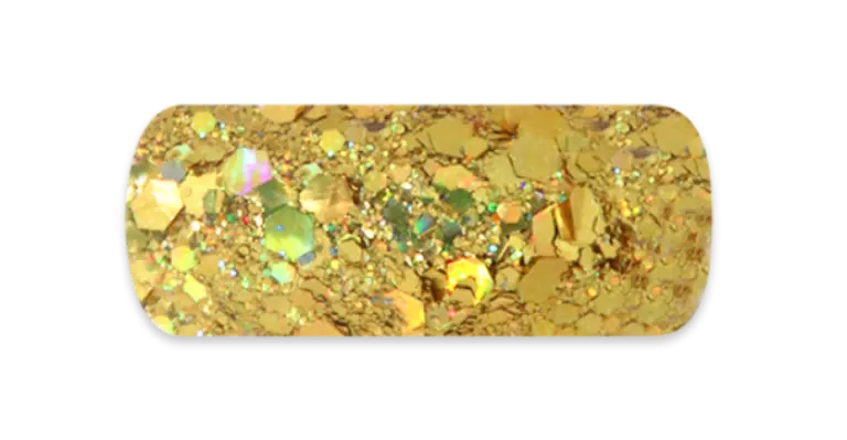 HOLO GLITTER MIX Nr.07 – Dark Gold