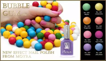 Effekt Nagellack - BUBBLE GUM Limoncello Nr.622