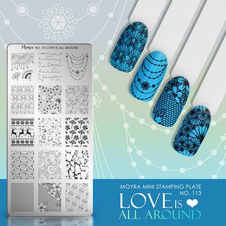 Stamping Platte MINI - Love is All Around Nr.113
