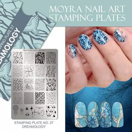 Moyra Stamping Schablone - Dreamology Nr.27