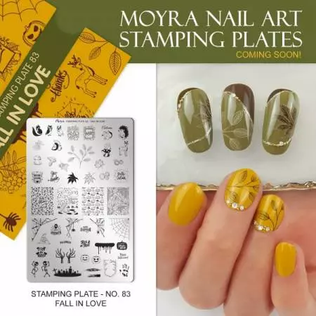 Moyra Stamping Schablone - Fall in Love Nr.83