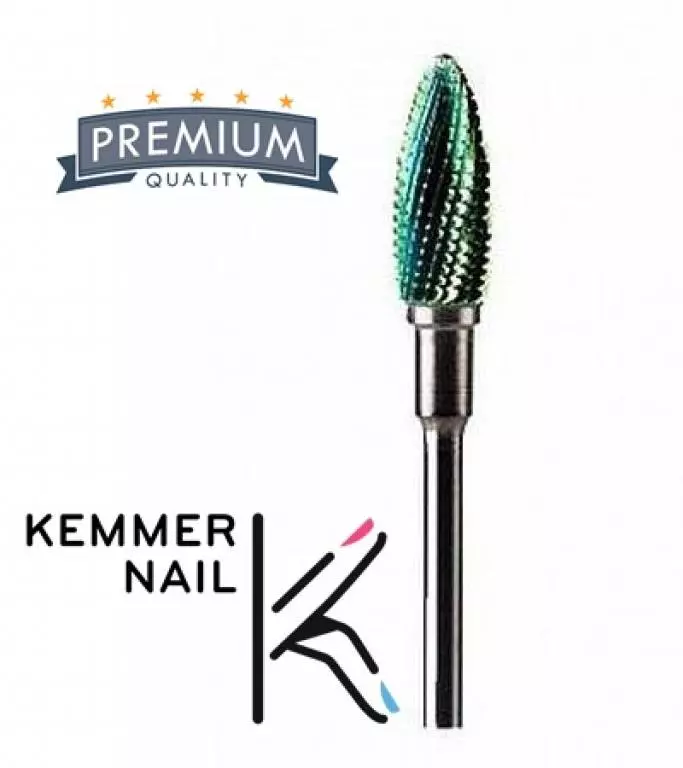 Kemmer Nail – Hartmetall Fräser Bit – Rainbow Line – extra fein